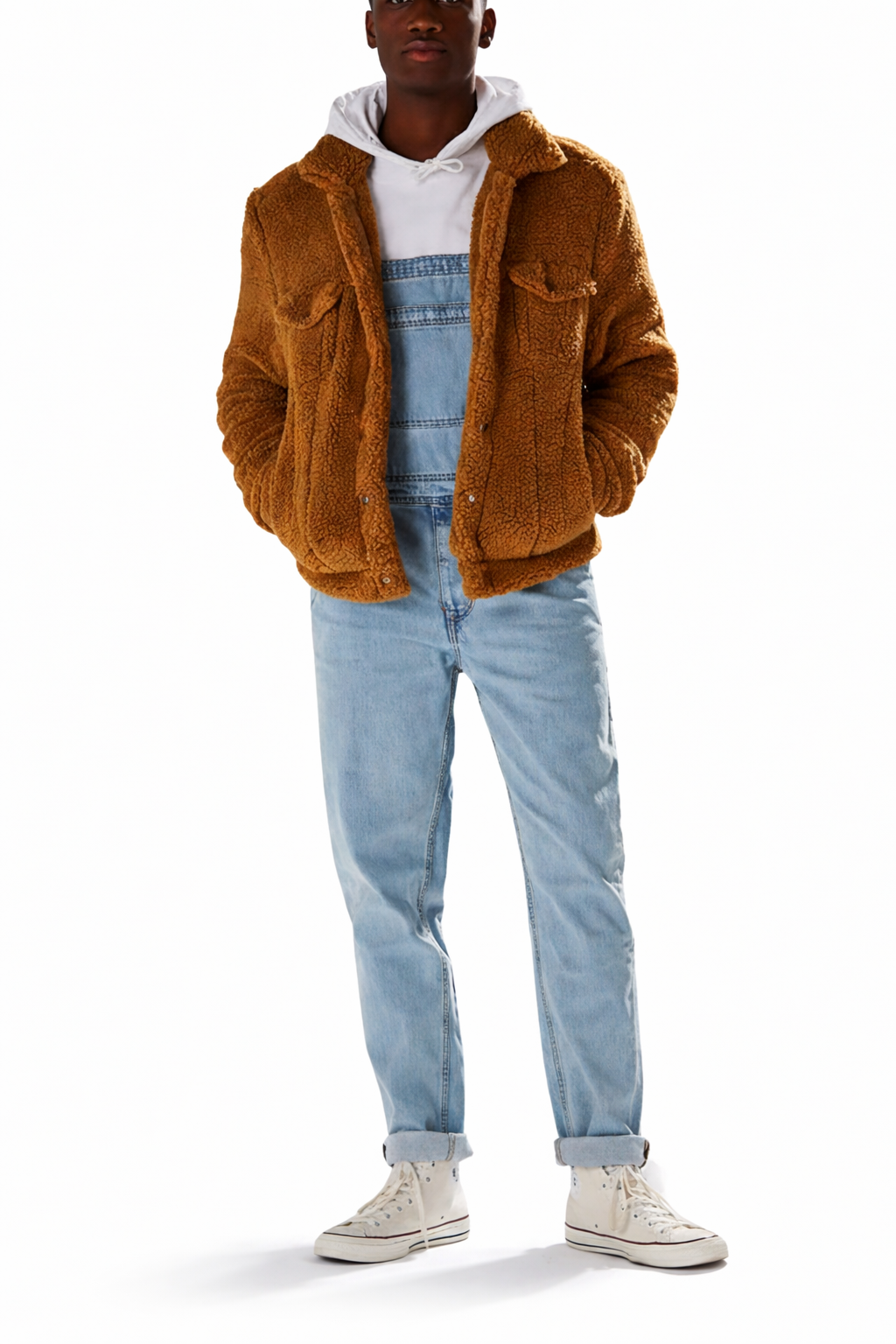 Salopette en Jean Bleu Ciel