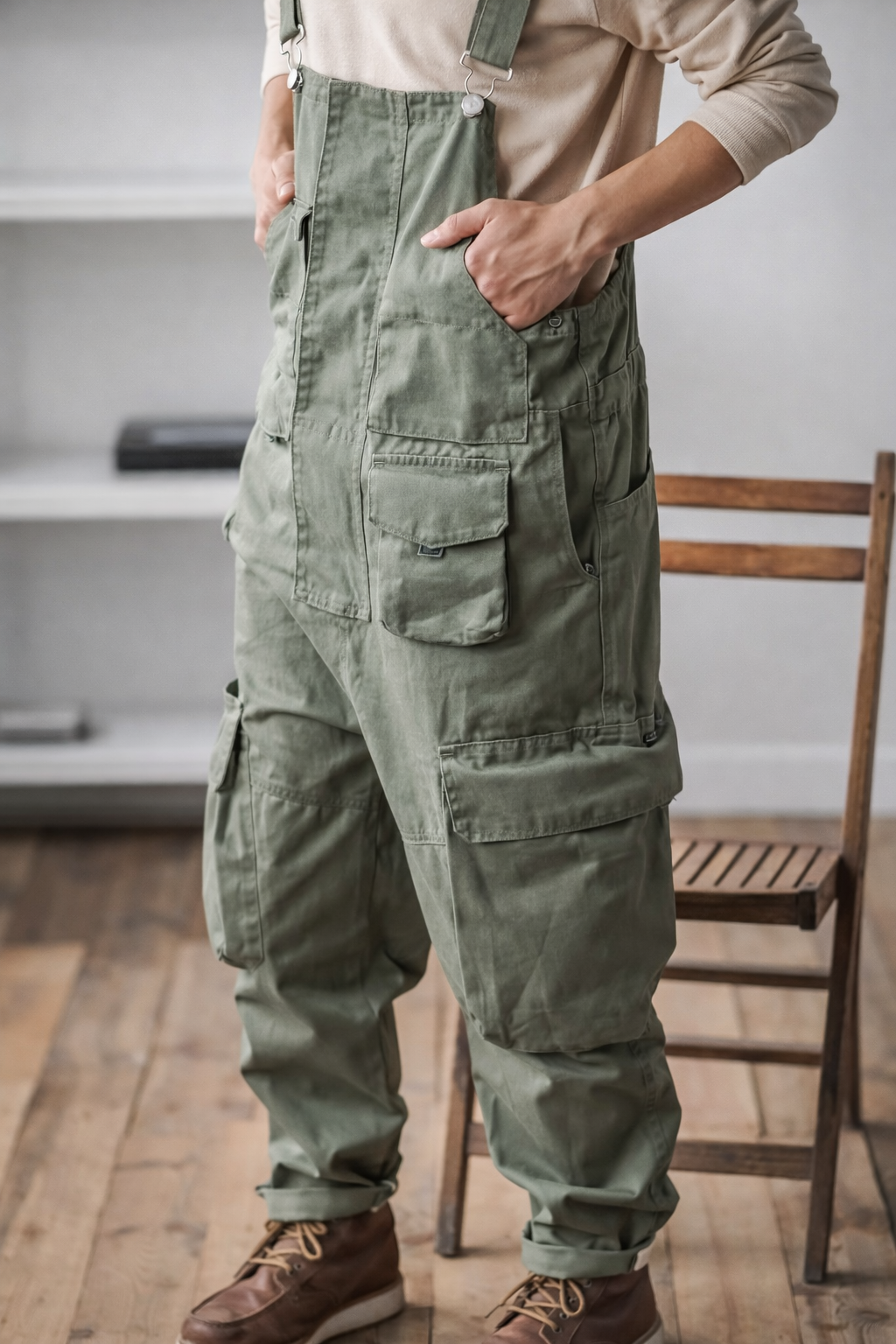 Salopette de Travail Multi-Poches