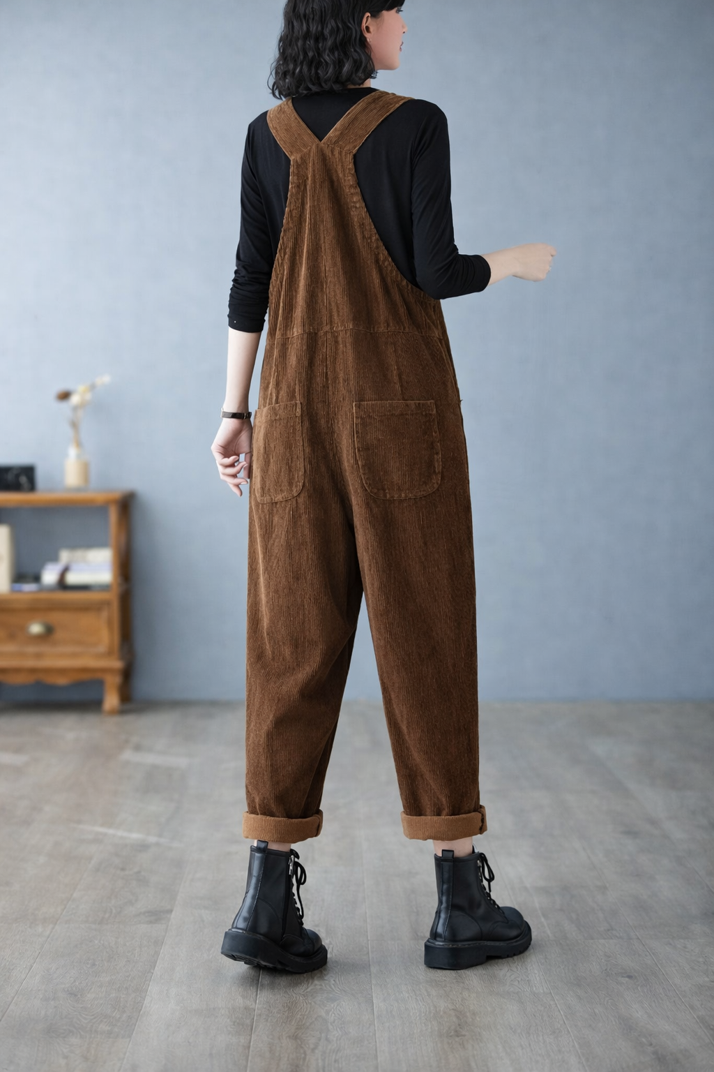 Salopette en Velours Vintage