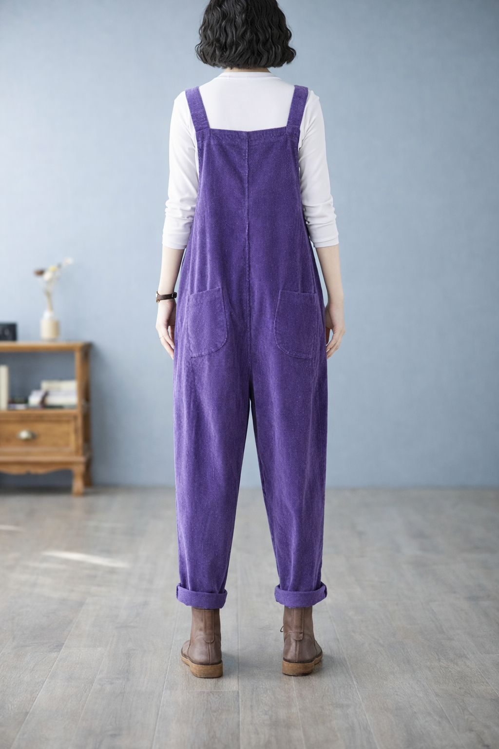 Salopette en Velours Vintage