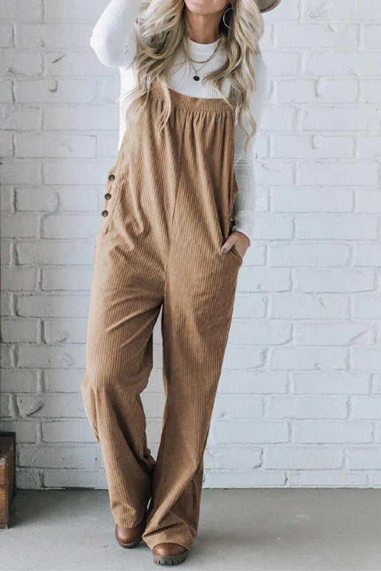 Salopette ample et confortable en velours