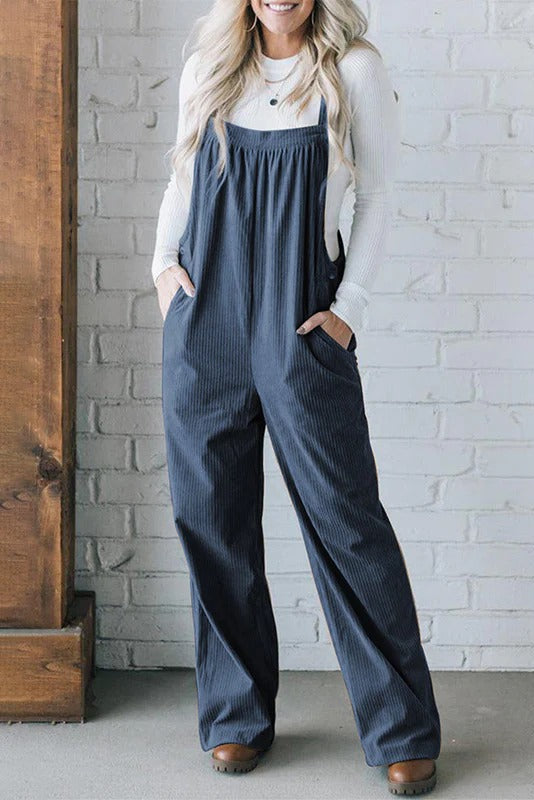 Salopette ample et confortable en velours