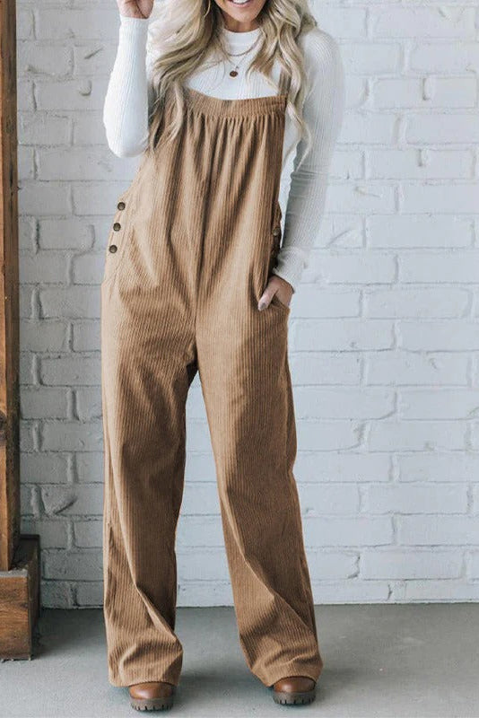 Salopette ample et confortable en velours