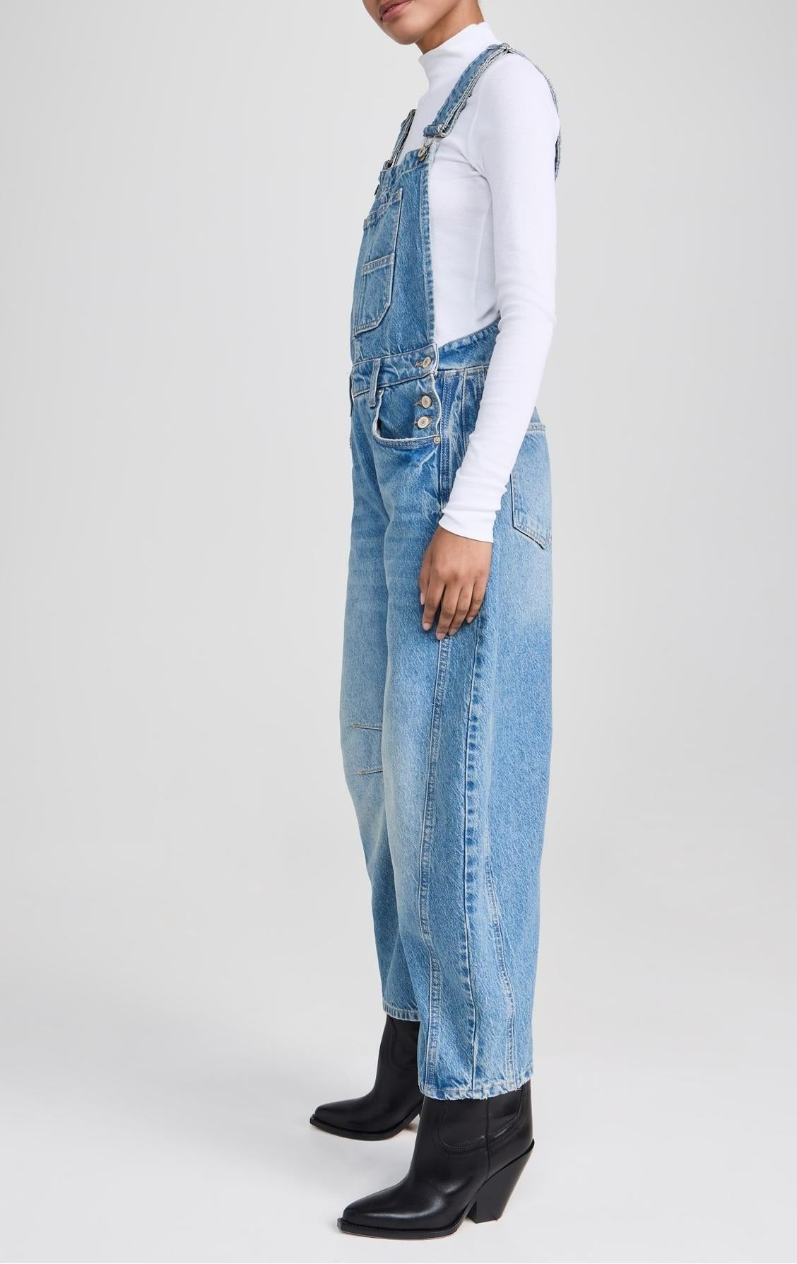 Salopette en Jean Large