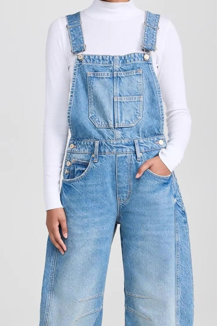 Salopette en Jean Large